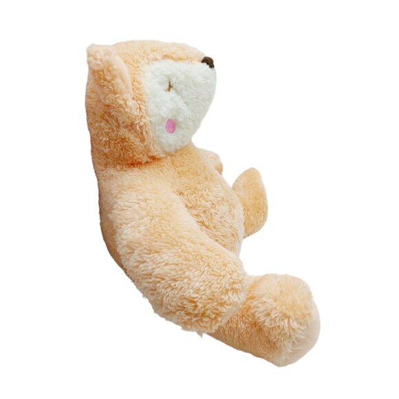 Silver One Peach White Fox plush stuffed animal 11" - Picture 3 of 7